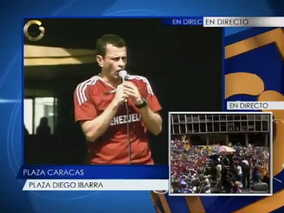 Capriles: "Vamos a unir a Venezuela cueste lo que cueste"