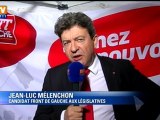 Jean-Luc Mélenchon tendu après sa défaite aux législatives
