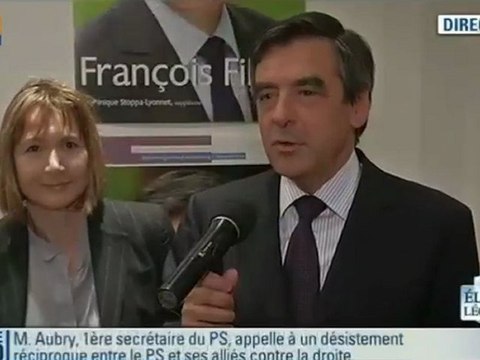Réaction de François Fillon - Législatives 2012