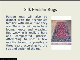 Silk Persian Rugs