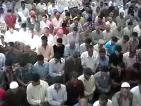 Syria فري برس حلب تل رفعت صلاة الجنازة على الشهيد عبد السلام ابو جميل 10 6 2012 Aleppo