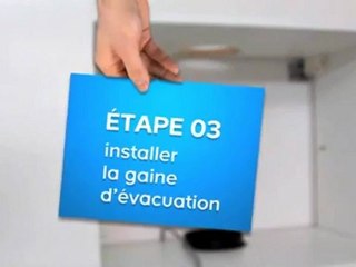 Poser une hotte aspirante