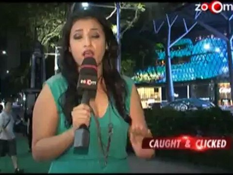 Ranbir Kapoor, Priyanka Chopra, Shahid Kapoor at Singapore airport