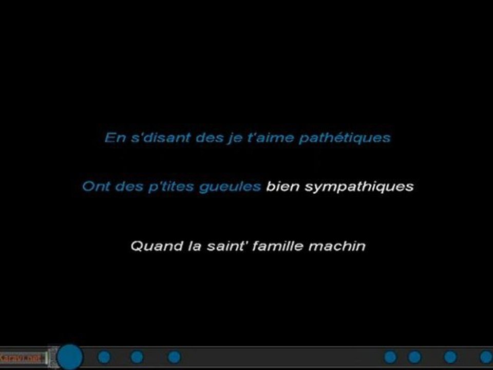 Karaoké - Georges Brassens - Les amoureux des bancs publics