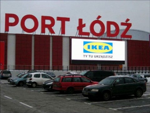 EKRAN LED ŁÓDŹ, PARK HANDLOWY PORT ŁÓDŹ TEL.782 666 777