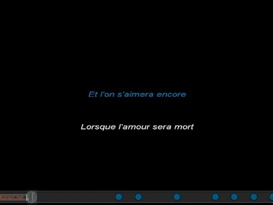 Karaoké - Joe Dassin - L'été indien