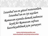 İftar Yemek,İstanbul İftar Restaurant,İftar Mekanları,İftar Restaurantları,İftar Restoran