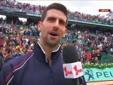 Novak izjava posle finala RG