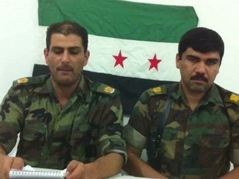 Syria فري برس بيان خاص للرائد محمد العلي والرائد ماهر النعيمي Syria