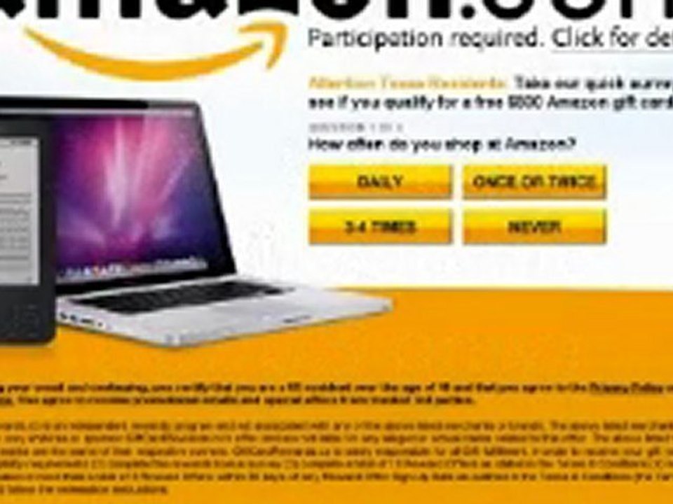 Grab a $500 Amazon gift card for FREE