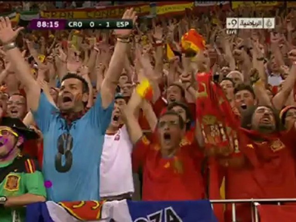 هدف اسبانيا في مرمى كرواتيا