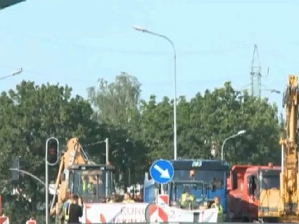 Arbeiter protestieren in danzig