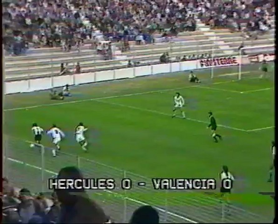 1986.11.23: Hercules CF 0 - 0 Valencia CF (Resumen)