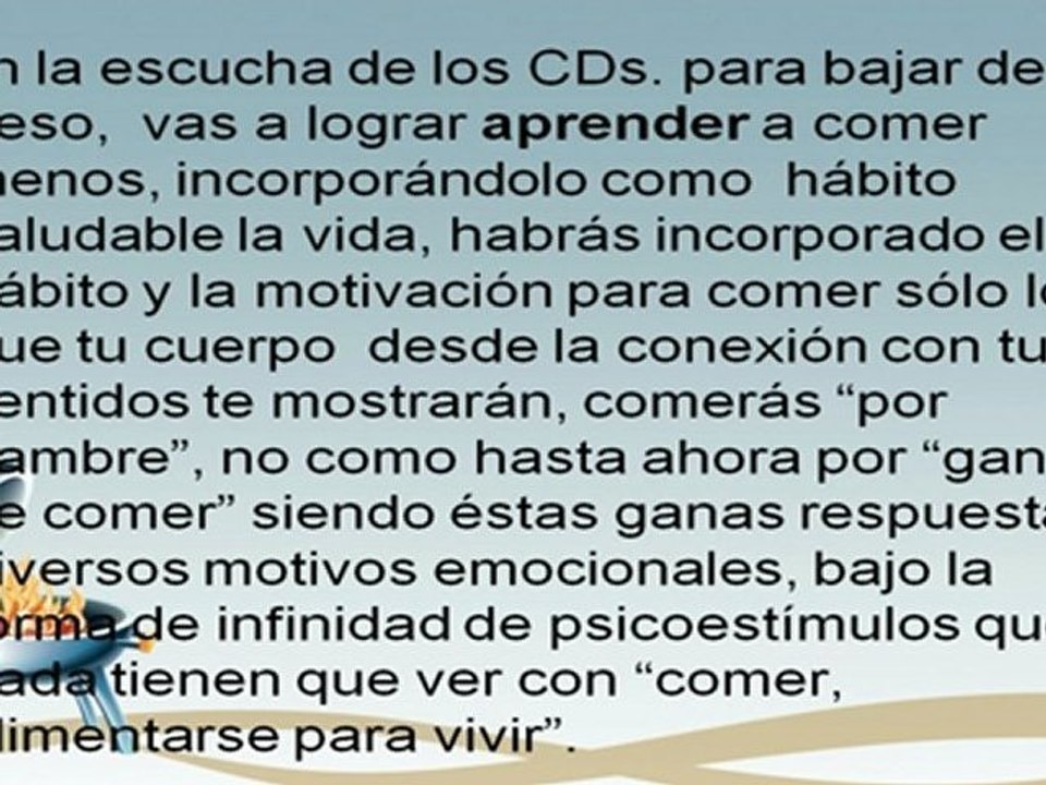 Dieta - Bajar de Peso