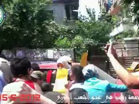 Syria فري برس طرابلس الشام جمعة روسيا هي العدو للشعب السوري 15 6 2012ج7 Libanon