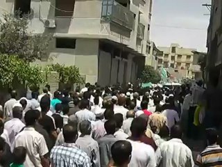 Syria فري برس  ريف دمشق حمورية  تشييع شهداء المجزرة  15 06 2012 ج1 Damascus