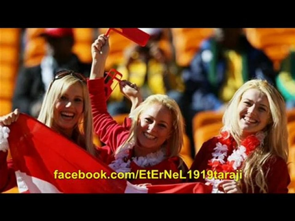 Danish  Fans Girls supporters football