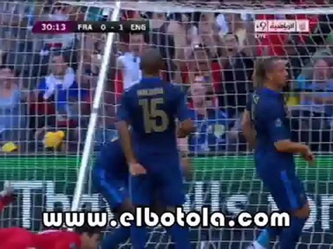 هدف إنجلترا الاول ضد فرنسا