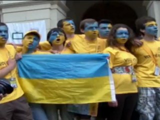 Lviv – flash mob patriotique