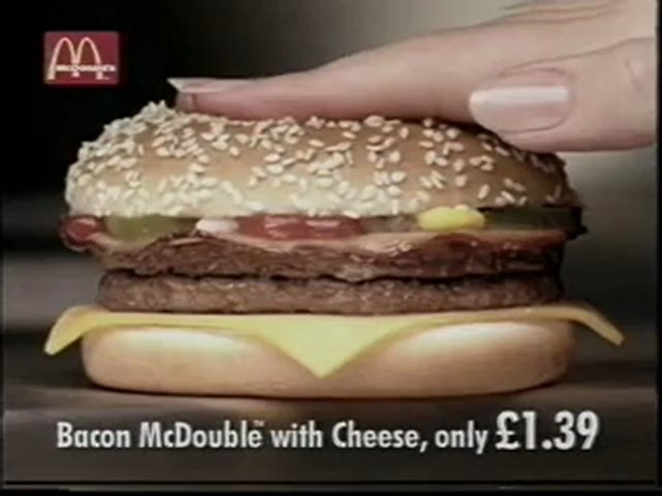 McDonalds money saving carpet commercial 1999