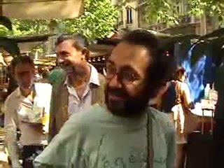 Portrait de Miron CUSA en campagne pour les législatives 2012 dans la 11e circonscription de Paris