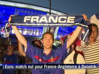 Euro: match nul pour France-Angleterre, les supporteurs déçus