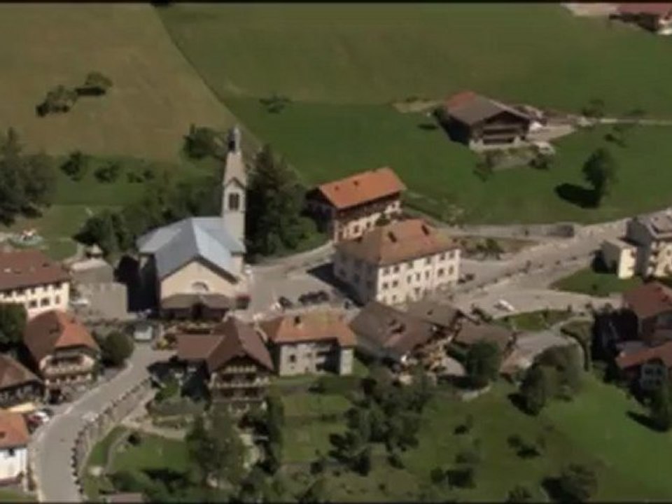 Manigod - La Croix Fry - Merdassier - Le Charvin vus du ciel