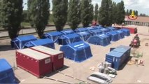 Ferrara - Terremoto - Allestimento Campo Base Vigili del Fuoco (11.06.12)