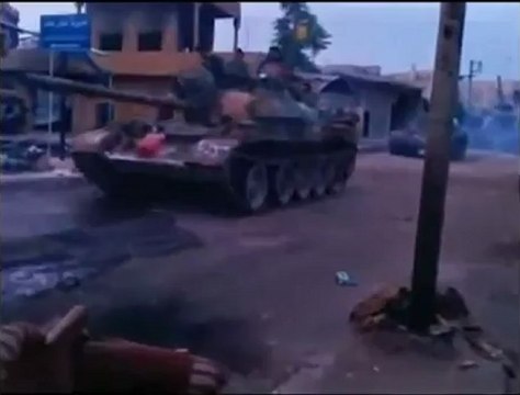 Syria فري برس حلب الاتارب المحتلة اثار القصف المدفعي على مدينة الاتارب 11 6 2012 ج2