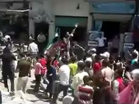Syria فري برس حلب منبج ريف حلب مظاهرة الجامع الكبير 11 6 2012