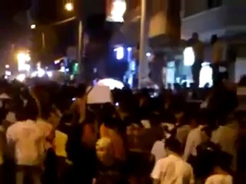 Syria فري برس حلب بستان القصر مسائية حـاشدة مع الأغاني الثورية 11 6 2012 ج2 Aleppo