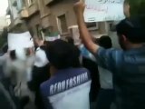 Syria فري برس دمشق  مظاهرة بالقرب من الامن الجنائي 10 6 2012م Damascus