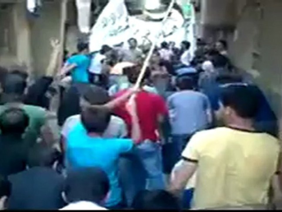 Syria فري برس  دمشق مظاهرة حي العسالي بدمشق هتفت للاحياء المجاورة وللمدن 10 6 2012  Damascus