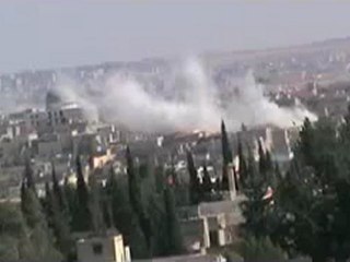 Syria فري برس حلب  قصف بلدة حيان  10 6 2012 Aleppo