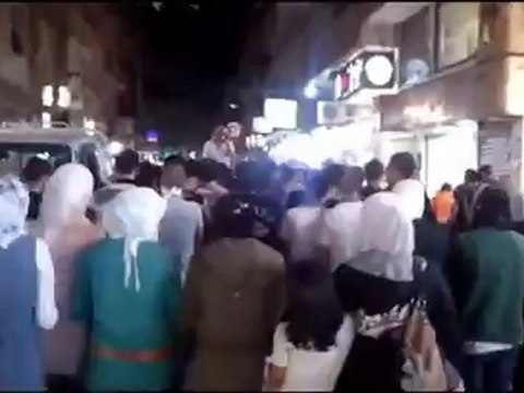 Syria فري برس ريف دمشق قدسيا مظاهرة مسائية حاشدة 10 6 2012 ج1 Damascus