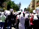 Syria فري برس  حلب مظاهرة للطلبة الجامعيين في حلب حي الفرقان  11 6 2012 Aleppo