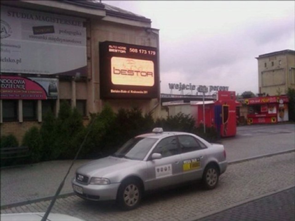 EKRAN LED BIELSKO-BIAŁA, DWORZEC PKP TEL.782 666 777