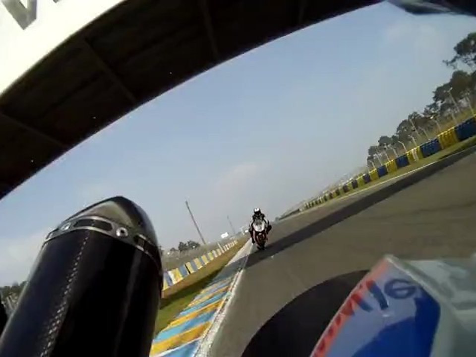 FSBK - Le Mans - Tour embarqué avec Sébastien Gimbert