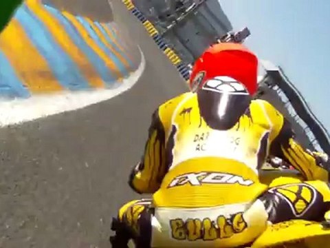 FSBK - Le Mans - Départ en caméra embarquée