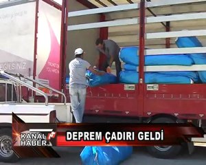 KIZILAY ÇADIRLARI GELDİ_KANALF
