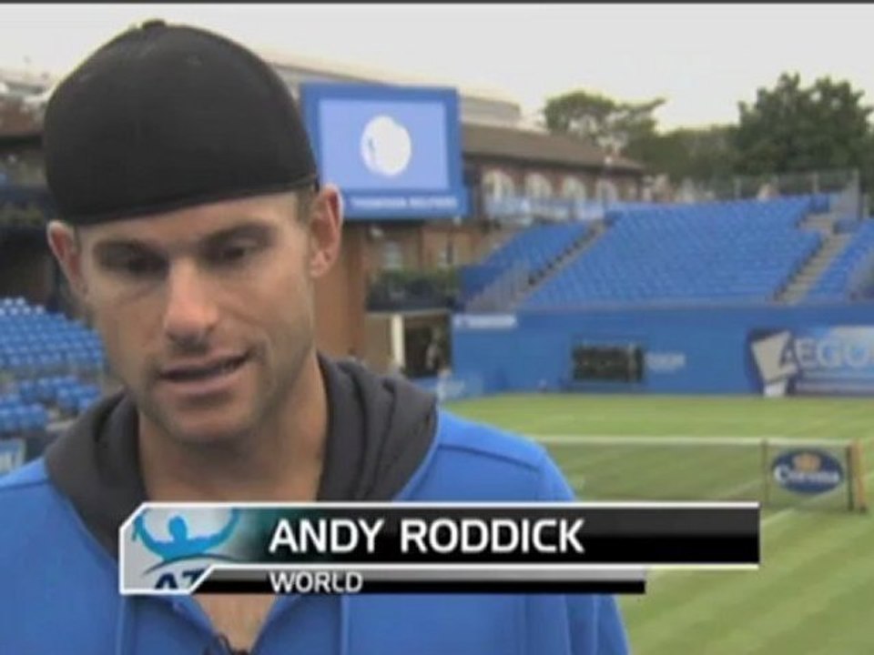 Andy Murray heiß auf den Rasen