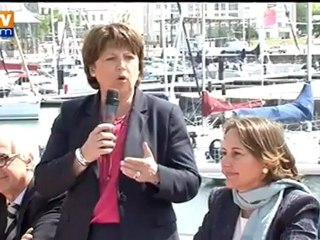 Aubry et Duflot en rang serré derrière Royal