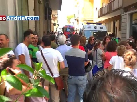 Donna di 98 anni soccorsa dopo caduta in casa (Andria, via Cavallotti, 12 giugno 2012)