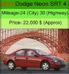 Dodge Neon SRT-4 Launched in 2003 To 2012