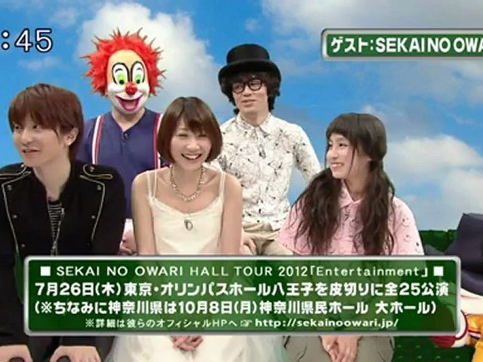 sakusaku 120608 2 ゲストはSEKAI NO OWARI の皆さんです 5/5
