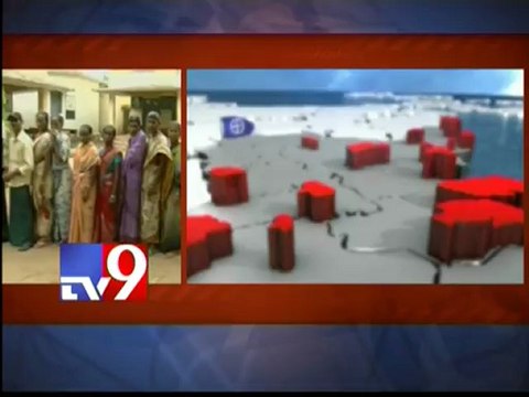 Women queue up in large numbers to cast votes