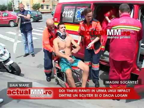 accident scuter masina actualmm baia mare