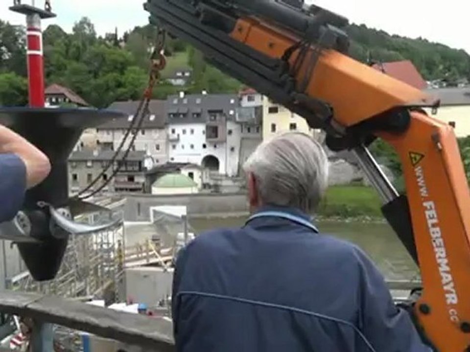 Das Schaufelrad der Turbine ist da