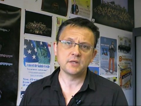 Présentation du programme des 150 ans de l'harmonie d'Avion par Michel Nowak