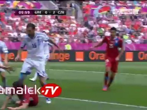 هدف التشيك الثانى فى اليونان 2-0 يورو2012